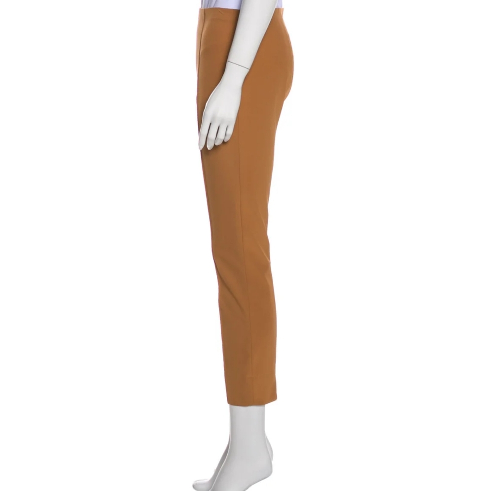 The Row Camel Cropped Slim Pants